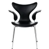 Fritz Hansen Spisebordsstole<3208 Liljen med armlæn af Arne Jacobsen