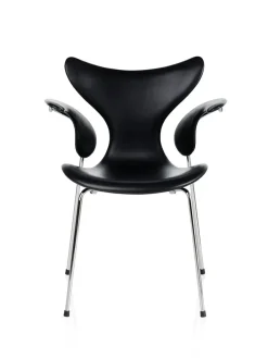 Fritz Hansen Spisebordsstole<3208 Liljen med armlæn af Arne Jacobsen