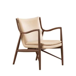 House of Finn Juhl Loungestole|Lænestole<45 Lænestol, eg olie af Finn Juhl