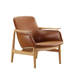 House of Finn Juhl Lænestole<53 Lænestol, eg olie af Finn Juhl