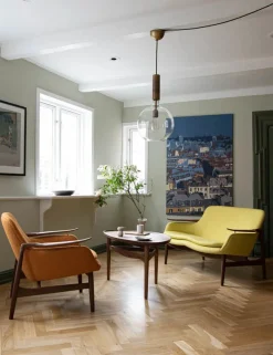 House of Finn Juhl Lænestole<53 Lænestol, valnød af Finn Juhl