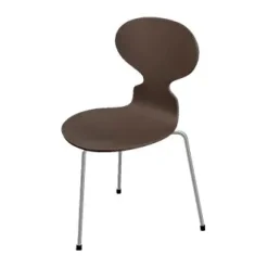 Fritz Hansen Spisebordsstole<3100 Myren med 3 ben af Arne Jacobsen