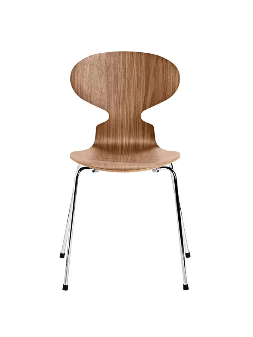 Fritz Hansen Spisebordsstole<3101 Myren Stol i natur finer af Arne Jacobsen