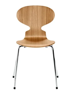 Fritz Hansen Spisebordsstole<3101 Myren Stol i natur finer af Arne Jacobsen