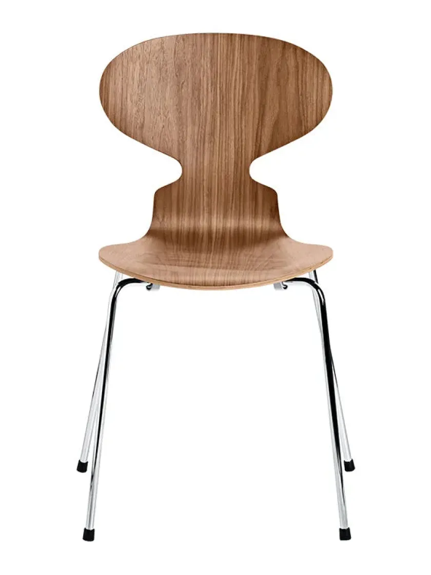 Fritz Hansen Spisebordsstole<3101 Myren Stol i natur finer af Arne Jacobsen
