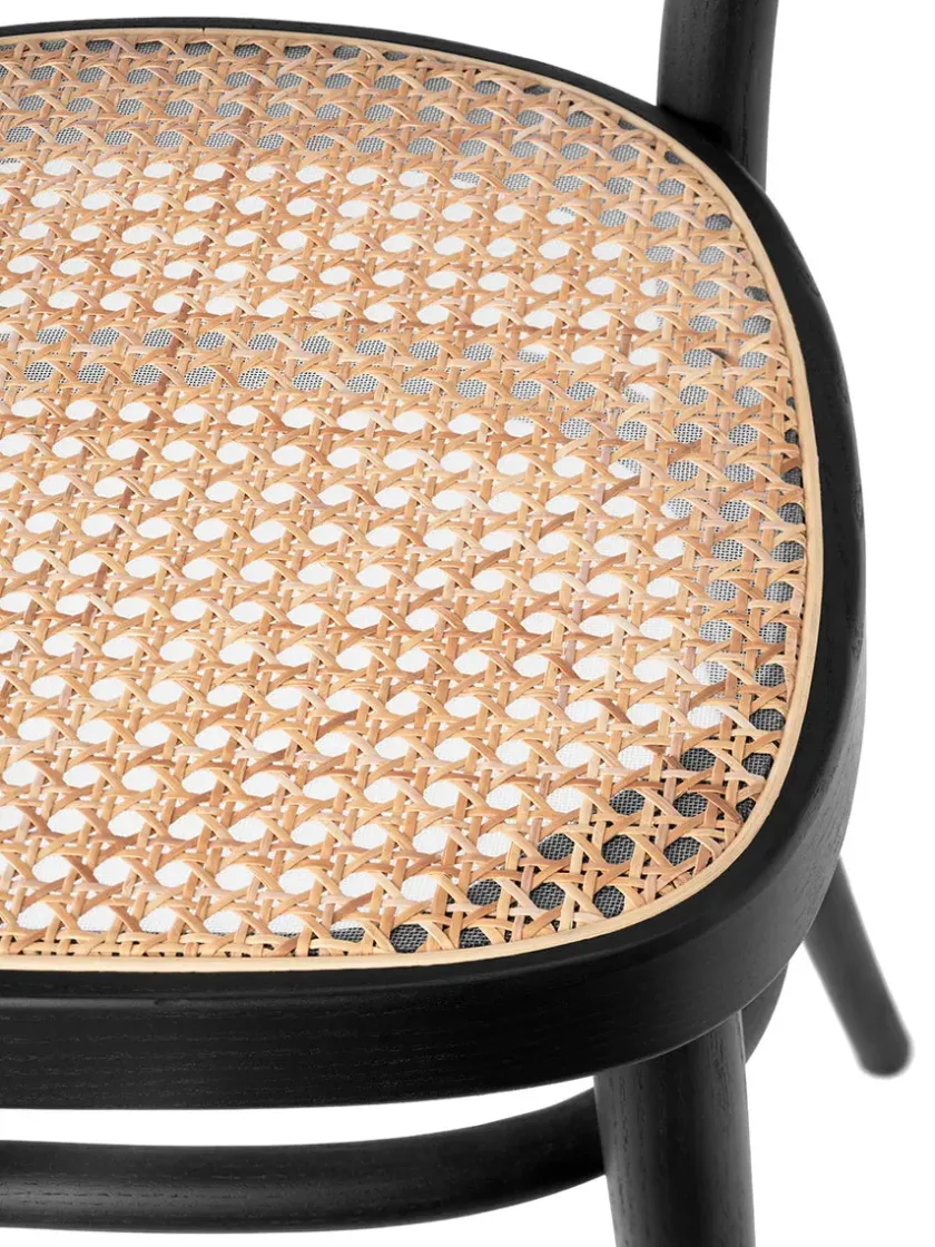 Thonet Spisebordsstole<215 R Spisebordsstol, sort ask fra