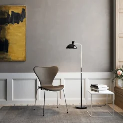 Fritz Hansen Spisebordsstole<3107 Serie 7, fuldpolstret af Arne Jacobsen