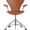 Fritz Hansen Kontorstole<3217 Serie 7 Kontorstol af Arne Jacobsen