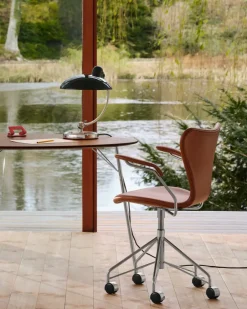 Fritz Hansen Kontorstole<3217 Serie 7 Kontorstol af Arne Jacobsen