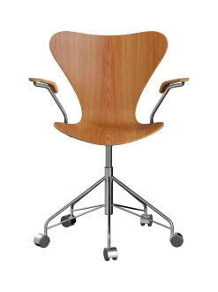 Fritz Hansen Kontorstole<3217 Serie 7 Kontorstol af Arne Jacobsen
