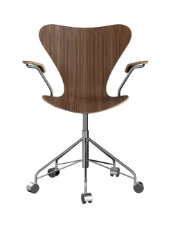 Fritz Hansen Kontorstole<3217 Serie 7 Kontorstol af Arne Jacobsen