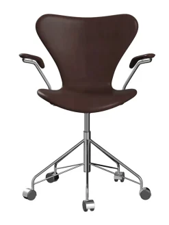 Fritz Hansen Kontorstole<3217 Serie 7 Kontorstol af Arne Jacobsen