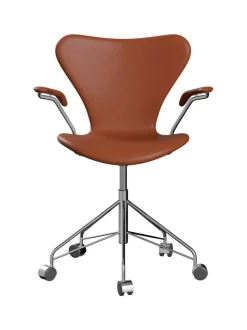 Fritz Hansen Kontorstole<3217 Serie 7 Kontorstol af Arne Jacobsen