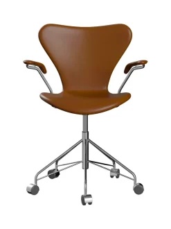 Fritz Hansen Kontorstole<3217 Serie 7 Kontorstol af Arne Jacobsen