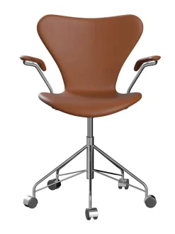 Fritz Hansen Kontorstole<3217 Serie 7 Kontorstol af Arne Jacobsen