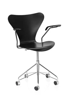 Fritz Hansen Kontorstole<3217 Serie 7 Kontorstol af Arne Jacobsen