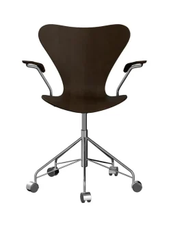 Fritz Hansen Kontorstole<3217 Serie 7 Kontorstol af Arne Jacobsen