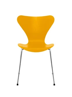 Fritz Hansen Spisebordsstole<3107 Serie 7 stol i farvet ask af Arne Jacobsen