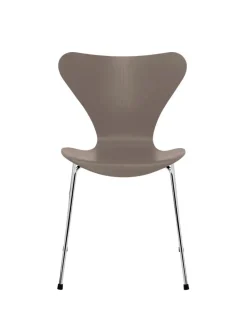 Fritz Hansen Spisebordsstole<3107 Serie 7 stol i farvet ask af Arne Jacobsen