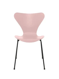 Fritz Hansen Spisebordsstole<3107 Serie 7 stol i farvet ask af Arne Jacobsen