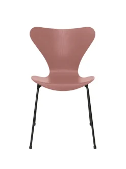 Fritz Hansen Spisebordsstole<3107 Serie 7 stol i farvet ask af Arne Jacobsen