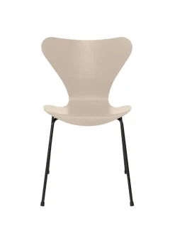 Fritz Hansen Spisebordsstole<3107 Serie 7 stol i farvet ask af Arne Jacobsen