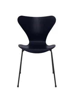 Fritz Hansen Spisebordsstole<3107 Serie 7 stol i farvet ask af Arne Jacobsen