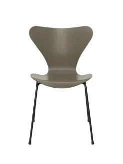 Fritz Hansen Spisebordsstole<3107 Serie 7 stol i farvet ask af Arne Jacobsen