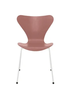 Fritz Hansen Spisebordsstole<3107 Serie 7 stol i farvet ask af Arne Jacobsen