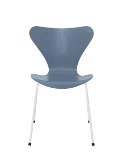Fritz Hansen Spisebordsstole<3107 Serie 7 stol i farvet ask af Arne Jacobsen