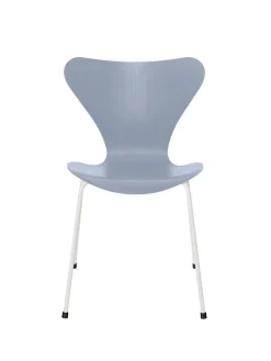 Fritz Hansen Spisebordsstole<3107 Serie 7 stol i farvet ask af Arne Jacobsen