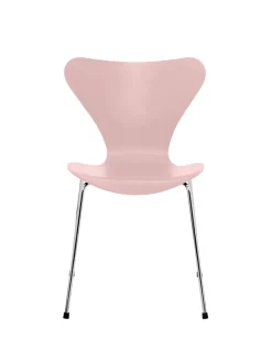 Fritz Hansen Spisebordsstole<3107 Serie 7 stol i farvet ask af Arne Jacobsen