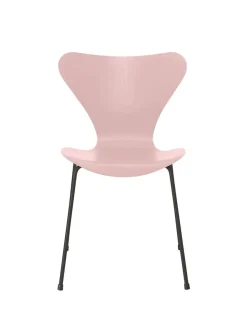 Fritz Hansen Spisebordsstole<3107 Serie 7 stol i farvet ask af Arne Jacobsen