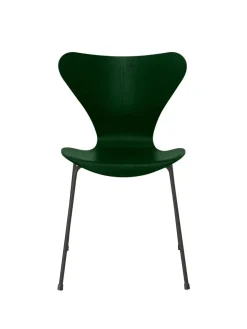 Fritz Hansen Spisebordsstole<3107 Serie 7 stol i farvet ask af Arne Jacobsen