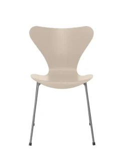 Fritz Hansen Spisebordsstole<3107 Serie 7 stol i farvet ask af Arne Jacobsen
