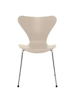 Fritz Hansen Spisebordsstole<3107 Serie 7 stol i farvet ask af Arne Jacobsen