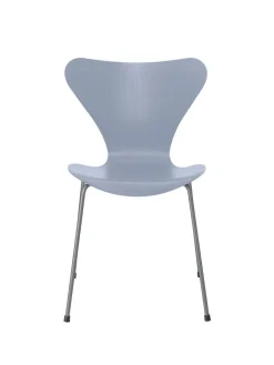 Fritz Hansen Spisebordsstole<3107 Serie 7 stol i farvet ask af Arne Jacobsen
