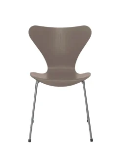 Fritz Hansen Spisebordsstole<3107 Serie 7 stol i farvet ask af Arne Jacobsen