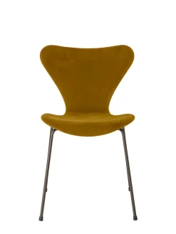 Fritz Hansen Spisebordsstole<3107 Stol, fuldpolstret velour af Arne Jacobsen