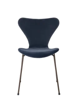 Fritz Hansen Spisebordsstole<3107 Stol, fuldpolstret velour af Arne Jacobsen