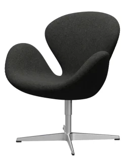 Fritz Hansen Lænestole<3320 Svanen i stof (prisgruppe 2) af Arne Jacobsen