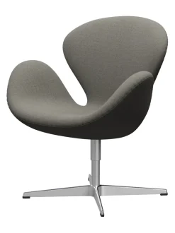 Fritz Hansen Lænestole<3320 Svanen i stof (prisgruppe 2) af Arne Jacobsen