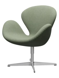 Fritz Hansen Lænestole<3320 Svanen i stof (prisgruppe 2) af Arne Jacobsen