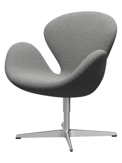 Fritz Hansen Lænestole<3320 Svanen i stof (prisgruppe 2) af Arne Jacobsen