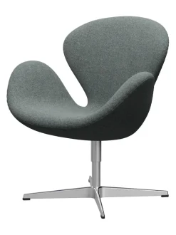 Fritz Hansen Lænestole<3320 Svanen i stof (prisgruppe 2) af Arne Jacobsen