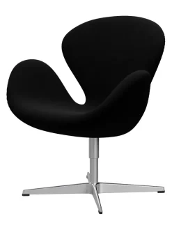 Fritz Hansen Lænestole<3320 Svanen i stof (prisgruppe 2) af Arne Jacobsen