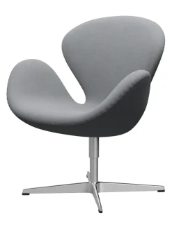 Fritz Hansen Lænestole<3320 Svanen i stof (prisgruppe 2) af Arne Jacobsen