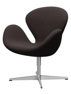 Fritz Hansen Lænestole<3320 Svanen i stof (prisgruppe 2) af Arne Jacobsen