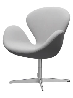 Fritz Hansen Lænestole<3320 Svanen i stof (prisgruppe 2) af Arne Jacobsen