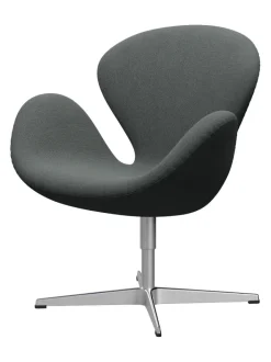Fritz Hansen Lænestole<3320 Svanen i stof (prisgruppe 2) af Arne Jacobsen